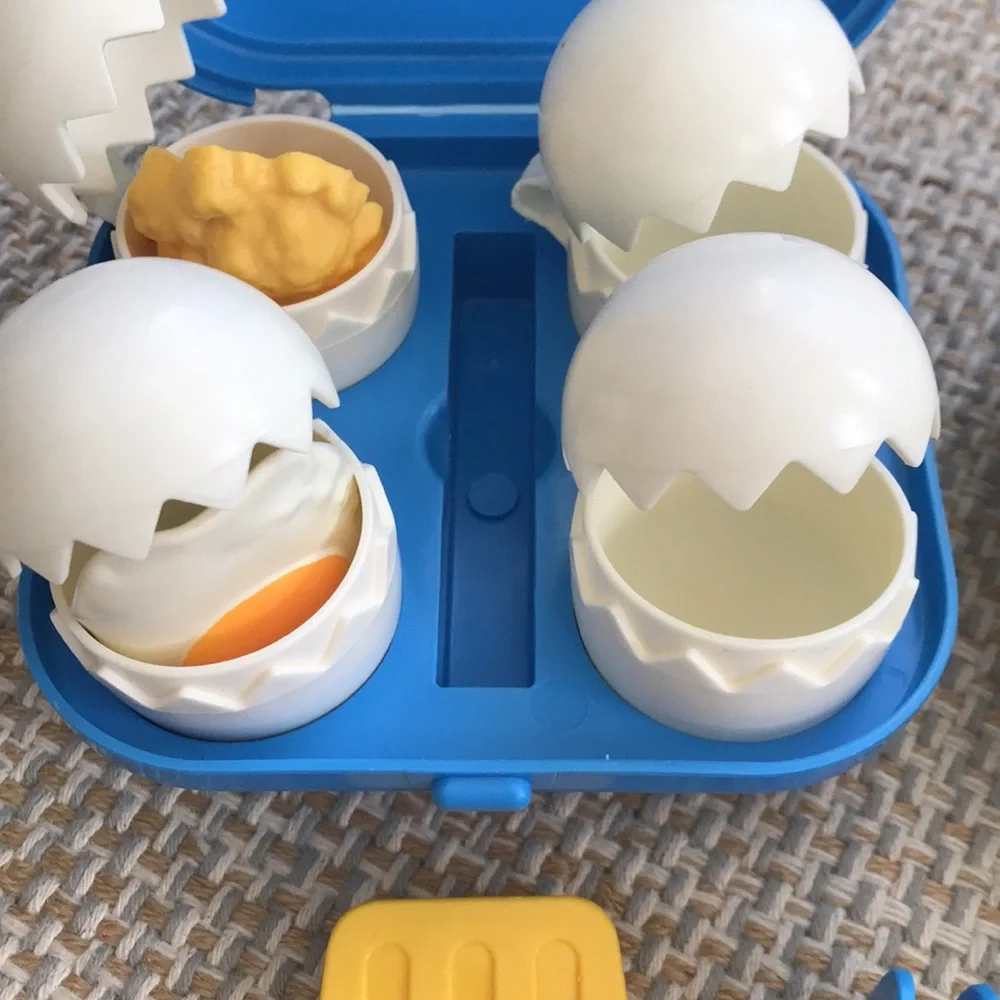 Vintage Fisher-Price Eggs & Frying Pan